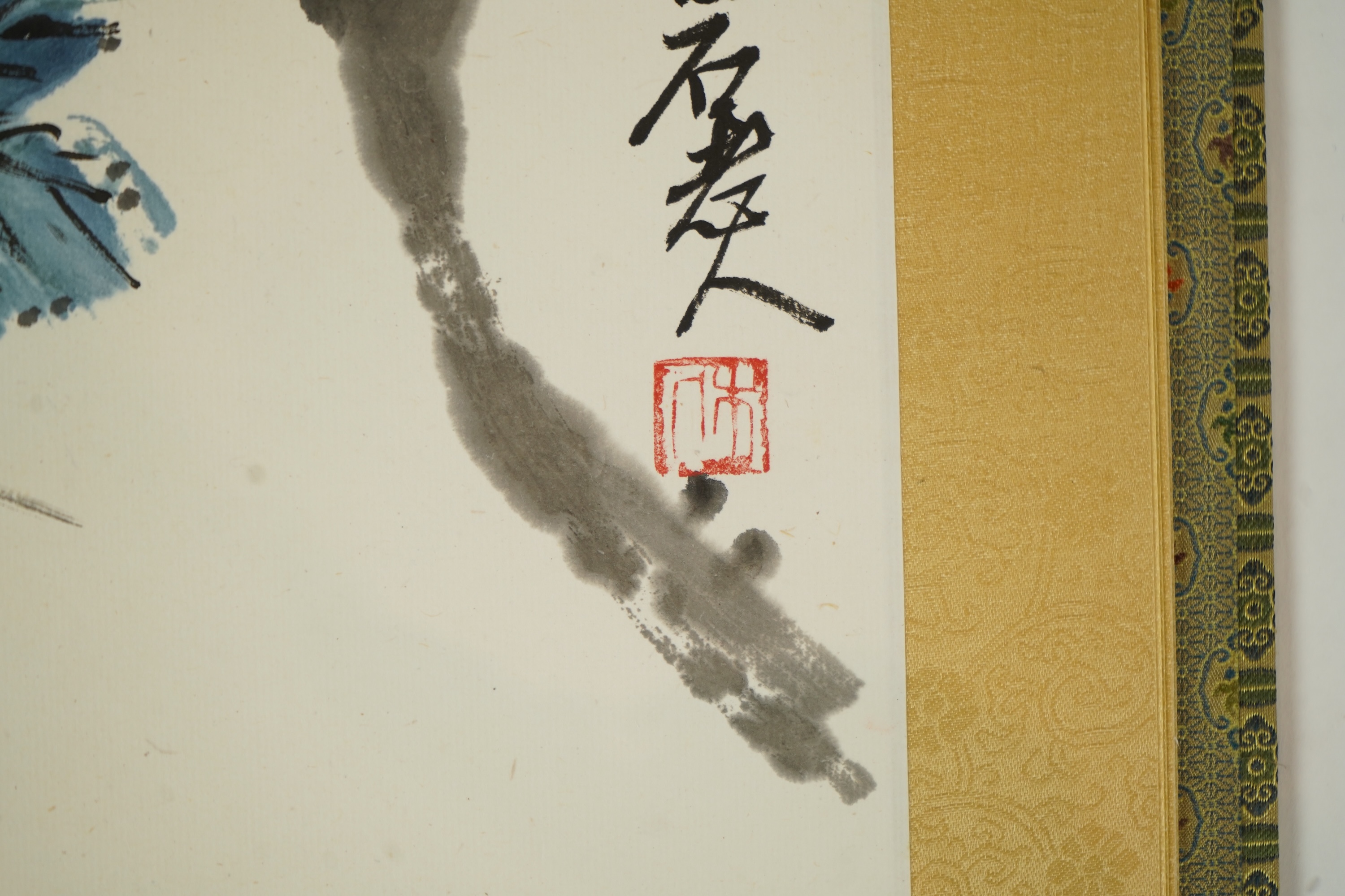 After Qi Baishi , (1864-1957), Album of 38 large woodblock prints, each image 39cm x 26.5cm